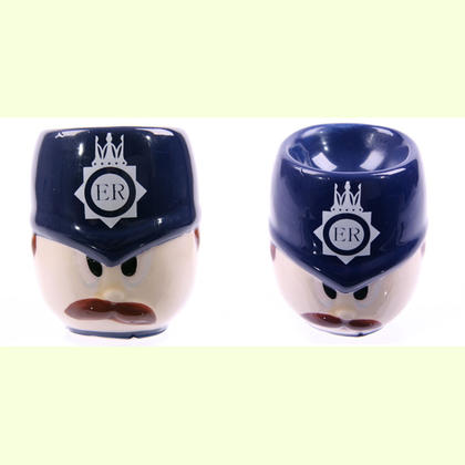 Policeman Egg Cups - Set of 2